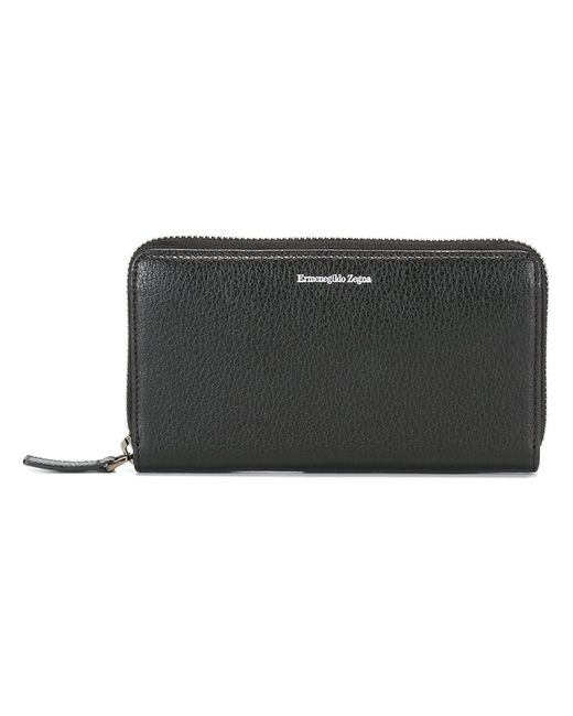 Ermenegildo Zegna zipped elongated wallet Calf Leather