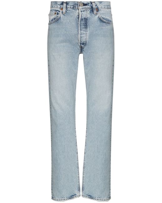 OrSlow mid-rise straight-leg jeans