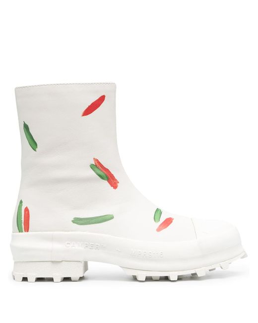 CamperLab chunky printed ankle boots