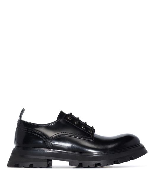 Alexander McQueen Wander leather lace-up shoes