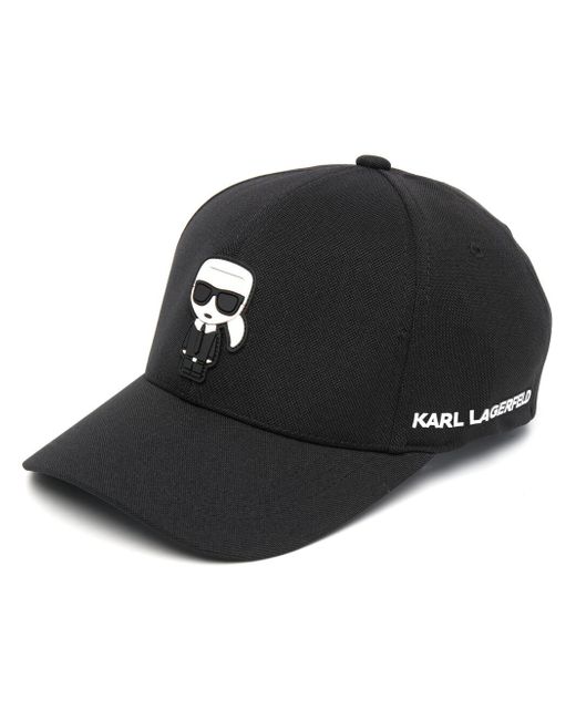 Karl Lagerfeld K/Ikonic patch baseball cap