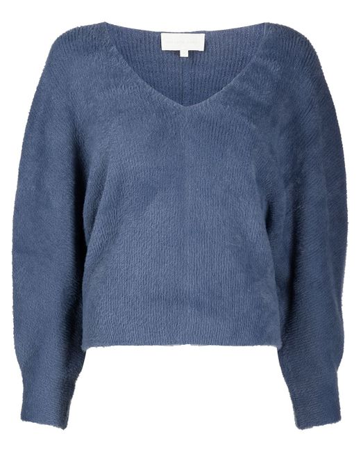 Michelle Mason oversized V-neck sweatshirt