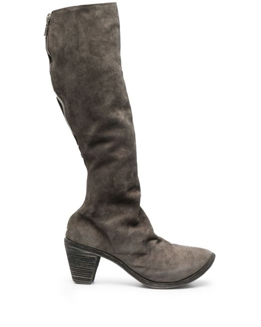 Guidi tapered-heel knee-high boots