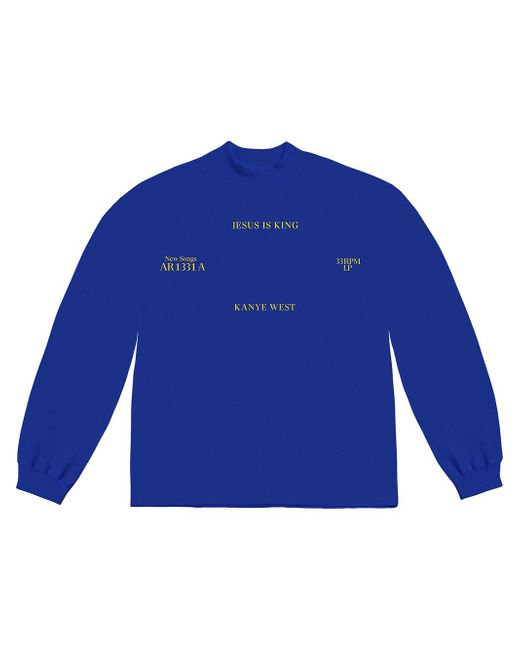 Kanye West Jesus is king Vinyl long-sleeve T-shirt