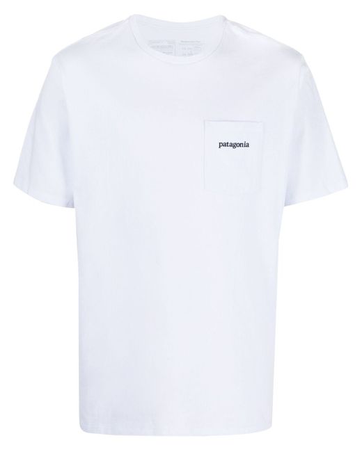Patagonia logo-print patch pocket T-shirt