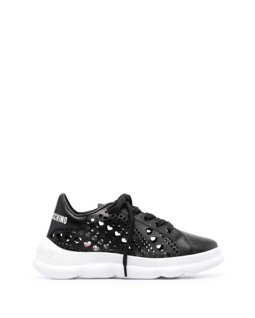 Love Moschino heart cut-out sneakers