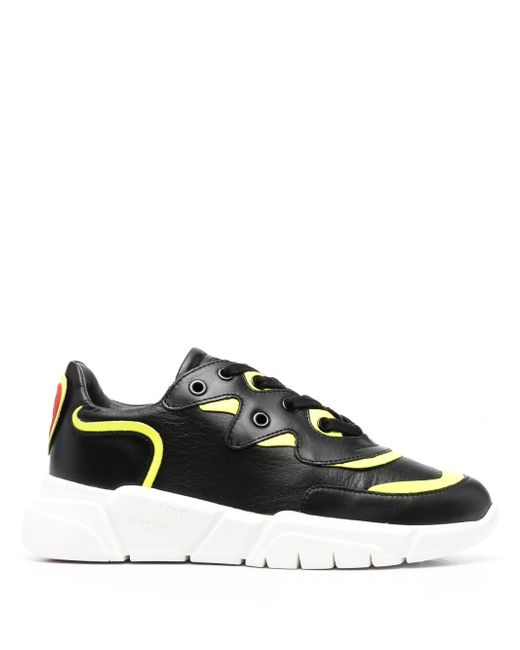 Love Moschino contrast-panel sneakers