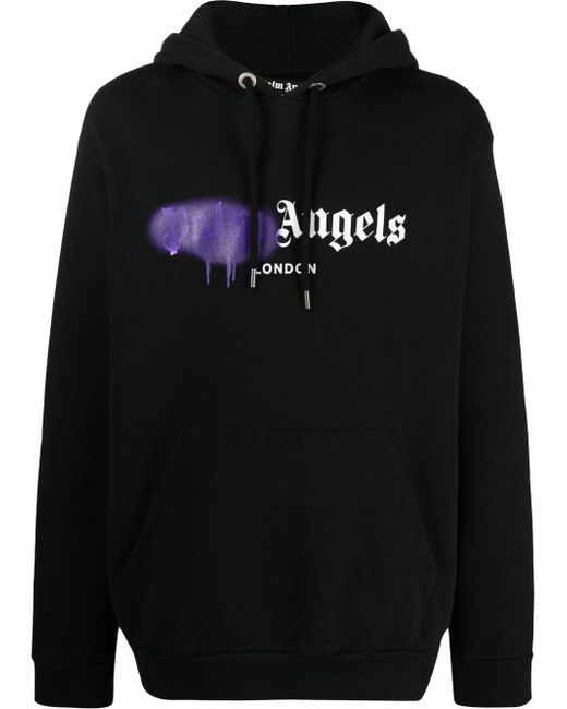 Palm Angels logo-print hoodie