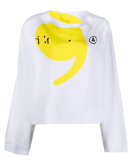 Maison Margiela apostrophe logo-print sweatshirt