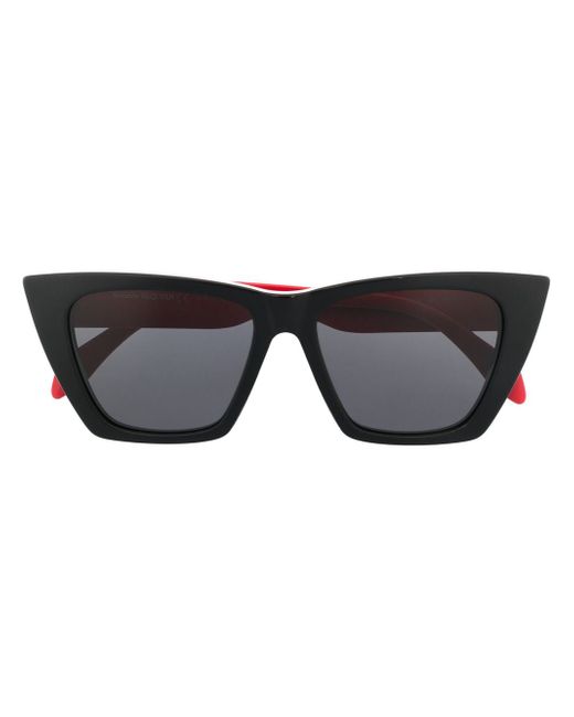 Alexander McQueen two-tone cat eye-frame sunglasses
