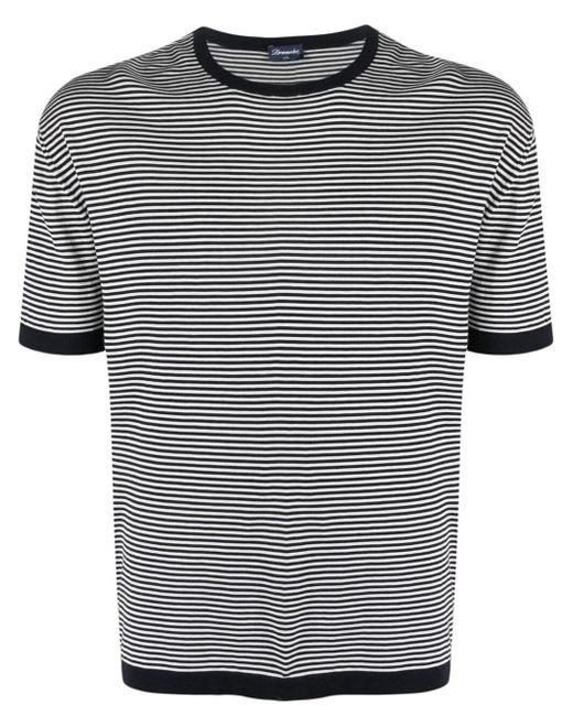 Drumohr stripe-print T-shirt
