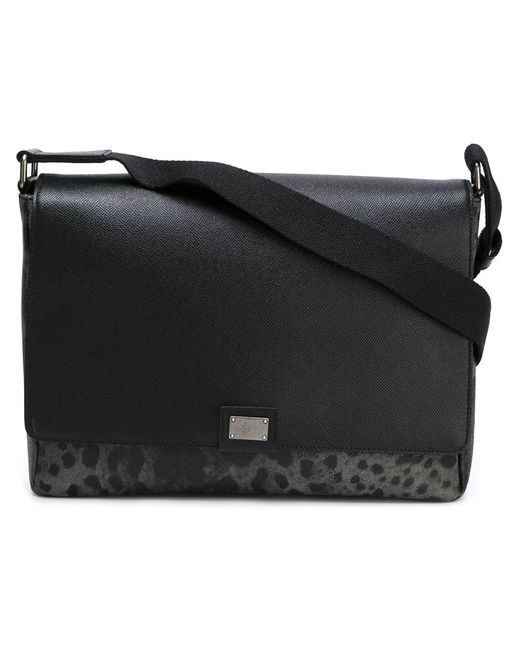 Dolce & Gabbana leopard print messenger bag