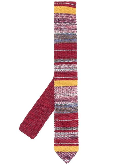 Missoni striped knitted tie
