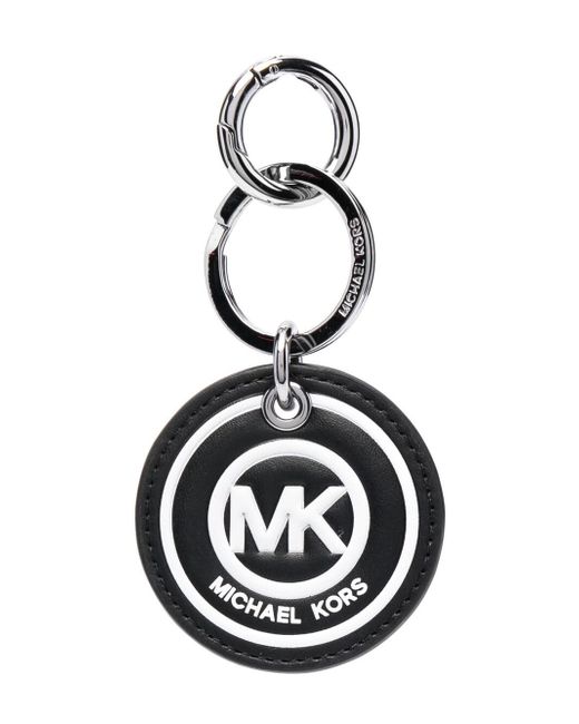 Michael Kors logo embossed key fob