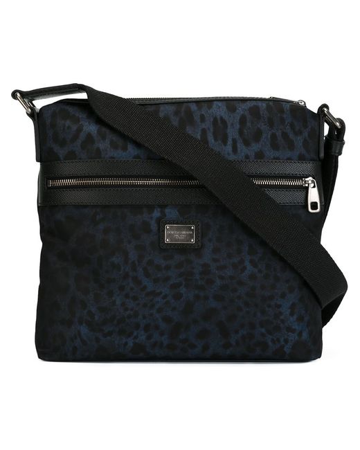 Dolce & Gabbana leopard print messenger bag