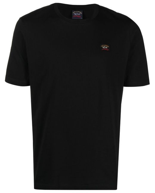 Paul & Shark logo-patch cotton T-shirt