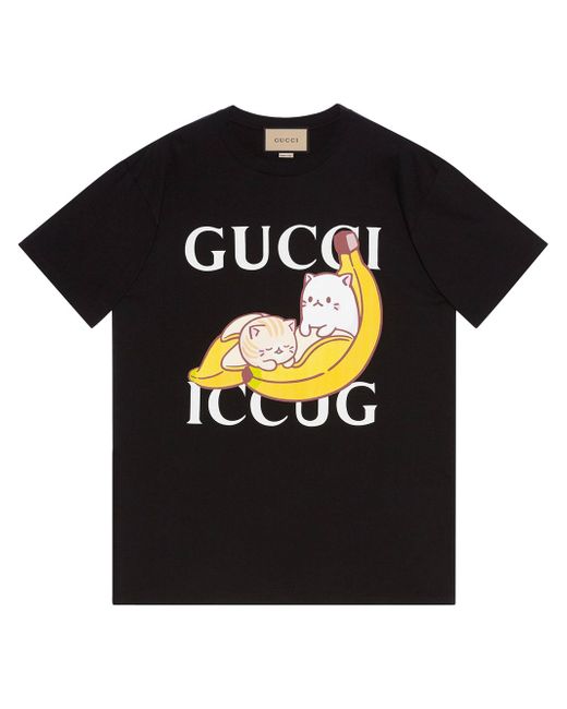 Gucci x Bananya printed short-sleeve T-shirt