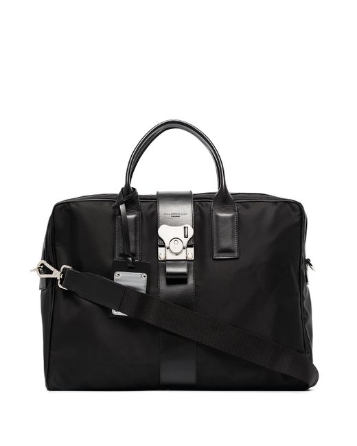 FPM Milano leather-trim briefcase