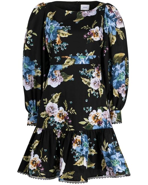 Erdem Rydal floral-print poplin dress