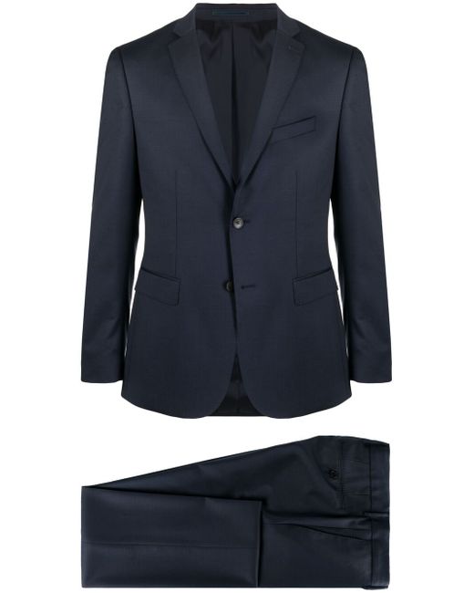 Boss fitted single-breasted suit