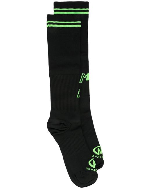 Martine Rose logo-jacquard ankle socks