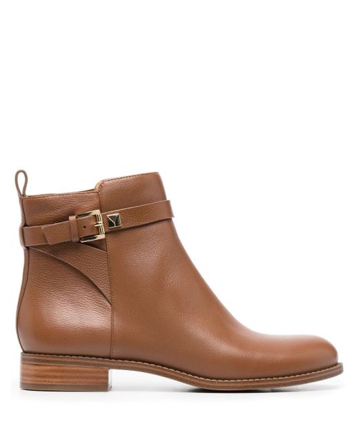 Michael Kors Collection side-buckle Chelsea boots