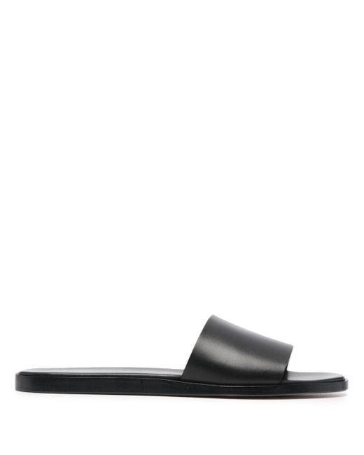 Common Projects round-toe leather slides