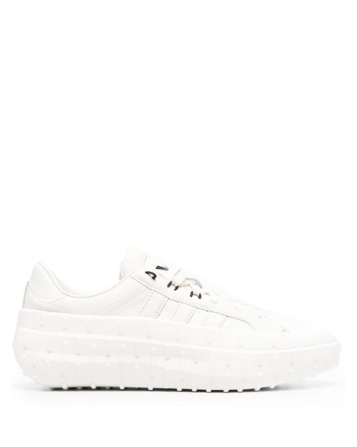 Y-3 leather low-top sneakers