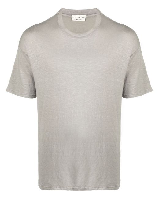 Ma'ry'ya chenille-texture T-Shirt
