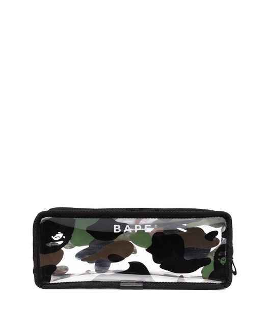 A Bathing Ape 1st Came Flight camouflage pouch