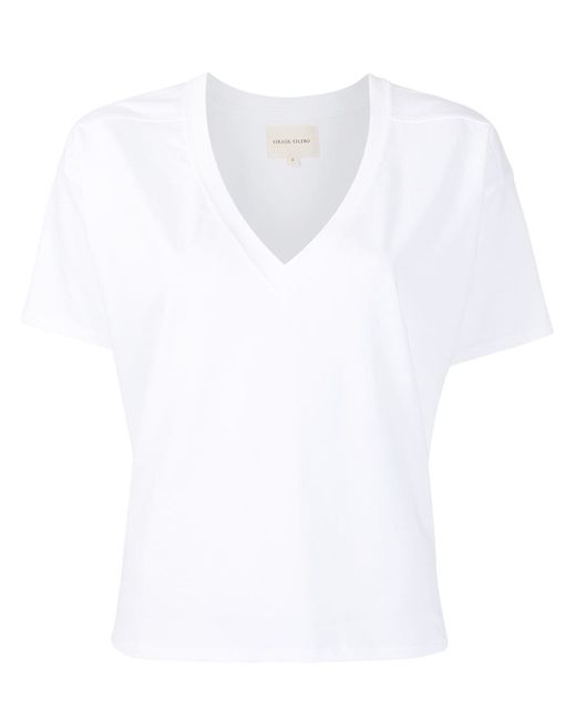 Loulou Studio V-neck cotton T-Shirt