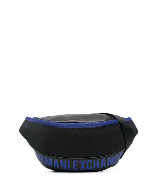 Armani Exchange logo-print belt bag
