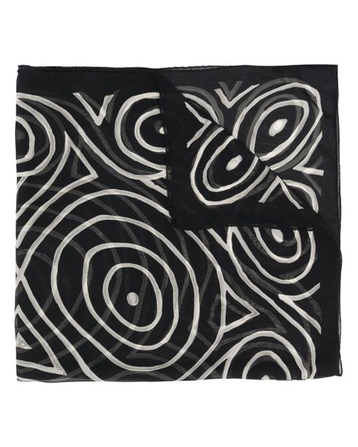 10 Corso Como geometric-print silk scarf