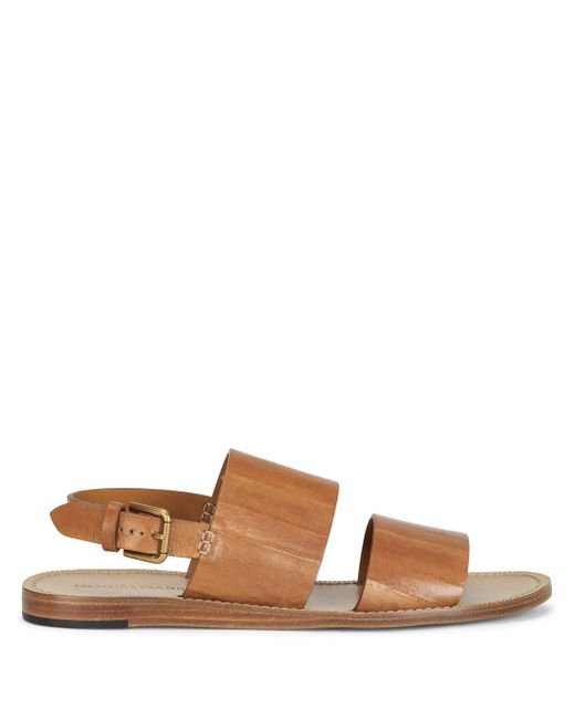 Dolce & Gabbana buckle eel skin sandals