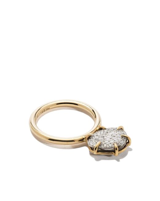 Dalila Barkache 18kt yellow diamond two-tone ring