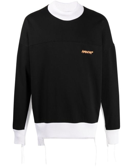 Ambush two-tone logo-print sweatshirt