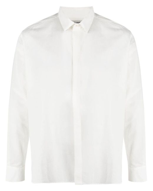 Saint Laurent long-sleeve cotton shirt