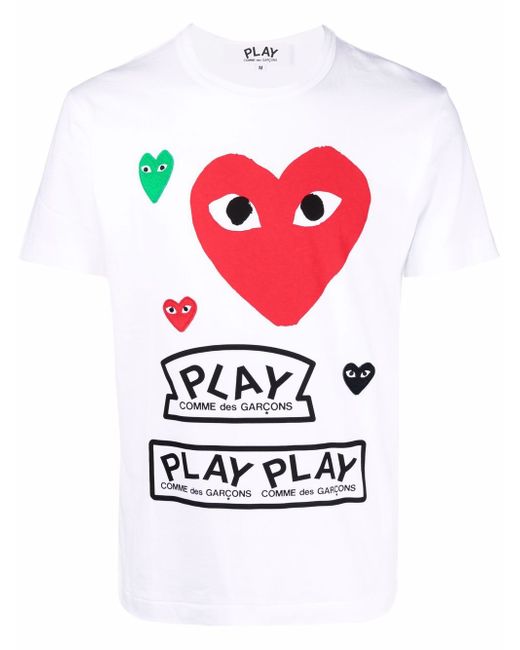 Comme Des Garçons Play graphic-print T-shirt