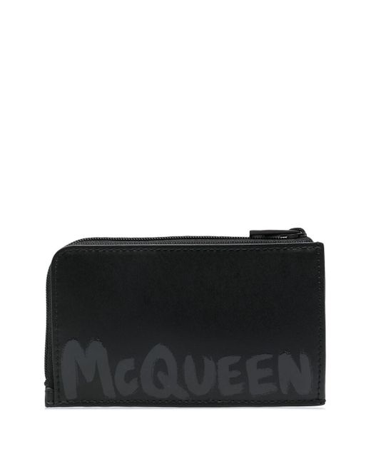 Alexander McQueen logo-print wallet