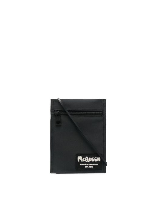 Alexander McQueen logo patch shoulder bag