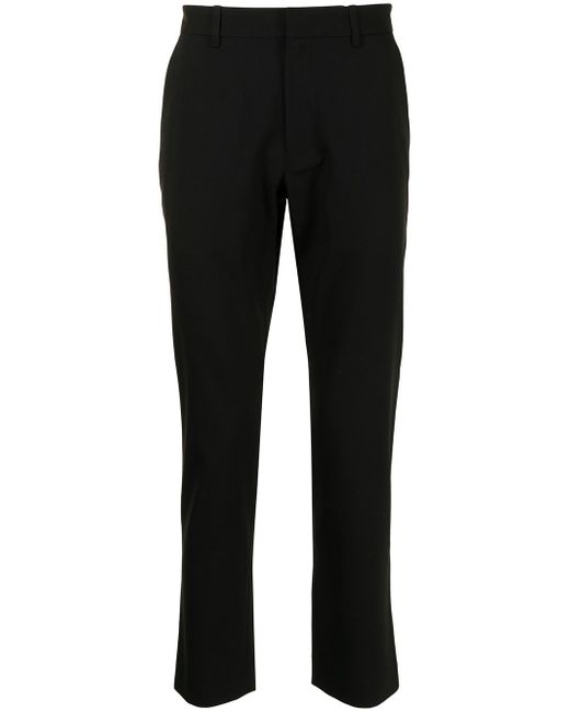 Ports V contrast-trimmed straight trousers