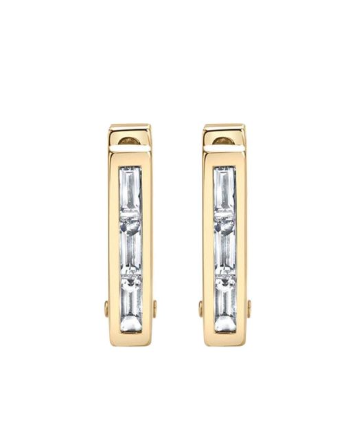 Lizzie Mandler Fine Jewelry 18kt yellow square earrings