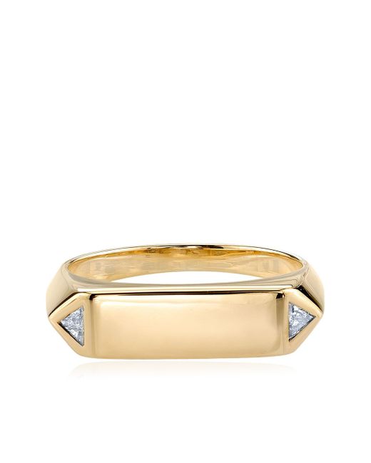 Lizzie Mandler Fine Jewelry 18kt yellow diamond ring