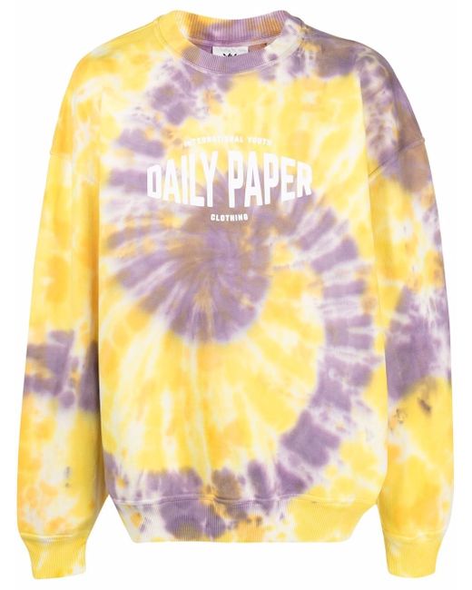 Daily Paper x Newseum tie-dye print sweatshirt