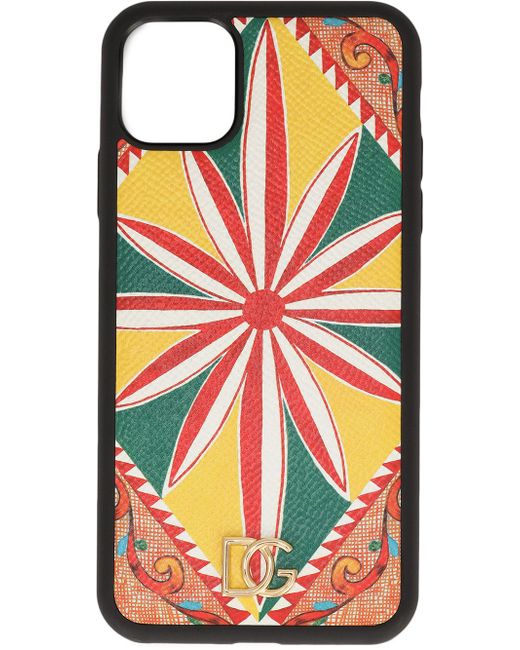 Dolce & Gabbana graphic-print iPhone 11 case