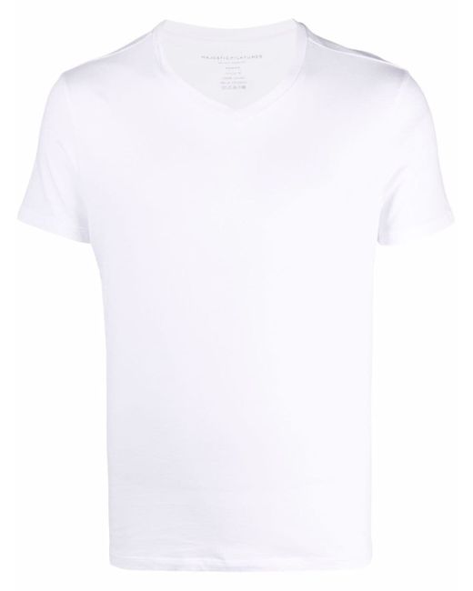Majestic Filatures crew-neck fitted T-shirt