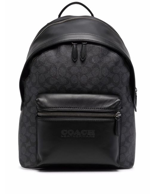 Coach signature canvas backpack