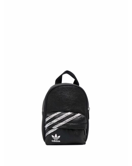 Adidas glitter-effect logo backpack