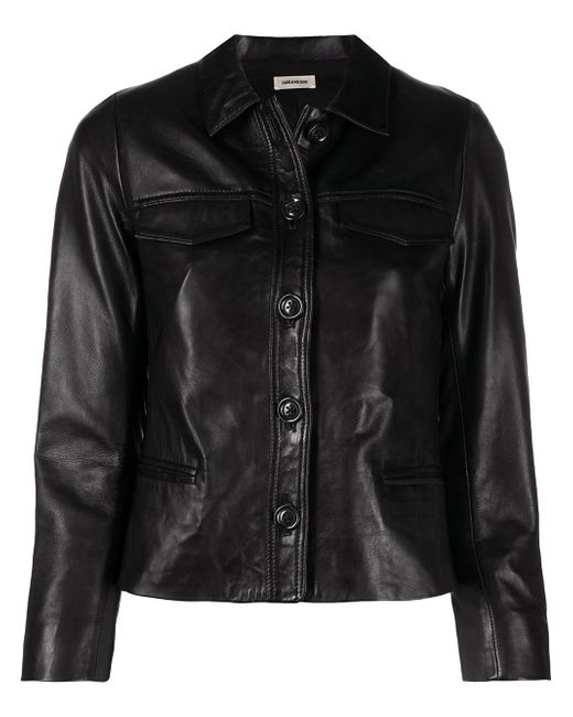 Zadig & Voltaire button-front jacket