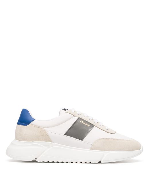 Axel Arigato panelled leather trainers